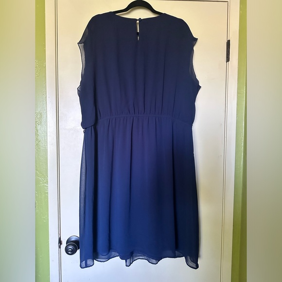 Soho Apparel Blue Dress. Size 24W. - Picture 2 of 7